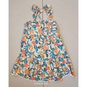 Tommy Bahama Kids White Floral Print Dress Size 3T